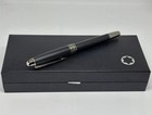 Montblanc Meisterstuck Classique Matte Black Silver Rollerball Pen 163p - New