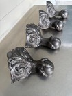 Lot Of 4 Antique Fancy Clawfoot Cast Iron Tub Ball claw Bath Tub Feet Legs