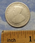 1915 H Australia  925 Sterling Silver One-shilling Coin  Rare Date  Km  26