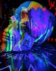 Dally      Original Glow In The Dark Halloween Skull Hand Drip