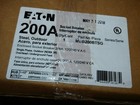 New Eaton Mbb200btsg Meter Breaker W  Main Breaker Inc  200a 3r 4jaw Ringless