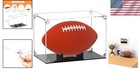 Clear Acrylic Football Display Case For All Size Footballs - Easy Assembly