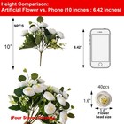 9 Pack 45 Stems Faux Silk Roses Wedding Home Table Party Decor Diy Floral Crafts