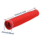 8pcs 2500   6  Spark Plug Wire Boots Protector Sleeve Heat Shield Cover Red