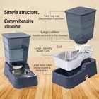 Automatic Pet Water Dispenser 5l For Dogs And Cats With Stainless Steel Bowl