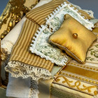 Artisan Dressed Louis Xv French Bed Hand Painted Ooak Dollhouse Miniature 1 12