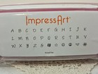 Impressart Bridgette Uppercase Letter Metal Stamps Set 33pcs     Sc1215a-3mm New
