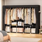 83 Inch Large Capacity Wardrobe Closet Portable Armoire For Hanging Clothes Free