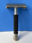 Vtg 1969 Gillette Super Speed Black Handle O 4 Double Edge Safety Razor Tto Usa