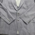 Dobbshire Vintage Customized Heather Grey Colored Mens Sports Coat Size 48r