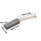 2pack 20x6x5mm Carbon Brushes For Electric Motors Replacement Repair Part