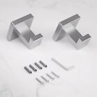 Hitslam Towel Hooks For Bathroom Wall Mounted  Brushed Nickel 