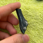 Ancient 200 Bc Roman Glass Fragment With Black Patina Rare Roman Glass Fragment