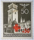 Travelstamps  1940 Germany Stamps Mi 54   nb3 Poland Occupation Red Cross Mogh