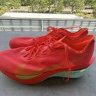 Nike Zoomx Vaporfly 4 Breathable Lightweight Red green Running Shoes