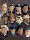 Bossons Ceramic Character Head Wall Plaques Mixed Lot Of 21 Napoleon England