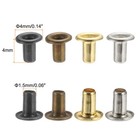 400pcs Super Tiny Grommets Kit Metal Eyelets 1 5mm 0 06  Grommet 4 Colors