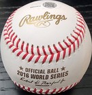 John Lackey Autographed 2016 World Series Chicago Cubs Baseball Jsa Witnessed