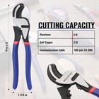 Workpro 9-1 4  High Leverage Cable Cutter Wire Cutter For Copper Wire Heavy Duty