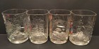 Mcdonald s Disney 2000 Millennium Celebration Square Glasses Theme Parks Set 4