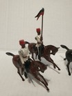 Vintage Britains Proprietors Egyptian Calvary Set Of 4 Hollow Lead Soldiers