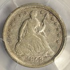 1853 Seated Liberty Half Dime   Pcgs Xf40   With Arrows 