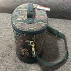 Vintage American Tourister Tapestry Train Case Makeup Cosmetic Travel Bag