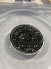 1989 Canada 5 Cents Proof Like Graded Ms 68 By Anacs