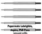 Genuine Black Intrepid Medium Point Refills For Phd Papermate Lubriglide Aspire 