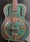 Recording King Rm-997-vg Swamp Dog Metal Body Round Neck Resonator Guitar