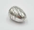 18th Century Continental Solid Silver Egg Shaped Nutmeg Grater