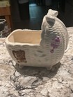 Bp-vintage Planter baby Cradle-hand Painted 