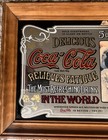 Coca Cola Vintage Mirror Sign    the Most Refreshing Drink In The World    - Read