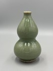 Antique Chinese Ming Dynasty Longquan Porcelain Gourd Vase 6  