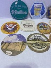 Lot Of 10 Different Foreign International Beer Coasters Some Vintage Lot C