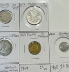 X17  World Coin Lot Mixed Country   Dates  Mexico  France  Poland  Swiss  