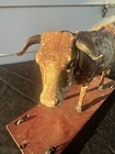 19th Century German Cow On Platform Pull Toy