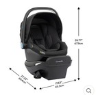 Evenflo Revolve180 Litemax Nxt Rotating Infant Car Seat  sensorysoothe Black R20