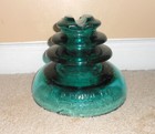 Great Aqua Cd 249 Hemingray No  0 Provo Type Glass Insulator  a 