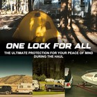 Hitch Pin Lock With 2 Keys And Cover Truck Trailer Receiver Hitch 5 8  Locking