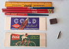 Vintage 1930   s Coca Cola Pencil Box School Set Complete Unused Nos