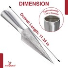 Norse Sharpened Viking Spangenhelm Evil Throwing Spear Head High Carbon Steel
