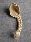 American Girl Playline Elsa Wig A Pale Blonde Hair Braid Doll Custom Replacement