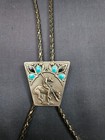 Vintage 1994 Siskiyou Buckle Co Bolo Tie End Of The Trail 18 Inch Bt-75 930785