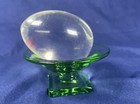 Vintage Clear Lucite Egg Mcm Mid Century Modern