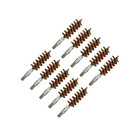10pk Bronze Gun Cleaning Bore Brushes  45 Caliber Pistol