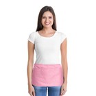 Waist Aprons Commercial Restaurant Home Bib Spun Poly Cotton Kitchen 3 Pocket   