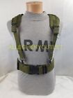 Original U s Army Od Webbing System Lbe Suspenders Pistol Belt Lc-2 Military