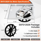 Bathroom Exhaust Blower Fan Assembly For Broan Nutone 662 663 688 S97012029