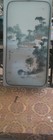 Vintage Chinese Shan Shui Landscape Hand Painted Silk Art Calligraphy Mib